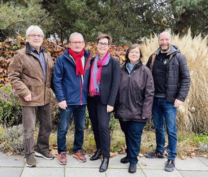 SPD-Fraktion auf dem Rathausplatz